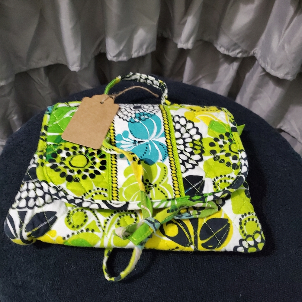 Vera Bradley Retired Limes Up Makeup And Beauty  Case